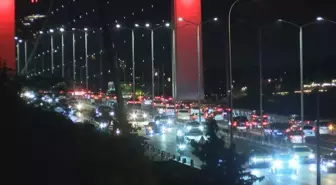 İstanbul'da Kurban Bayramı Tatili Trafik Yoğunluğu