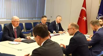 Milli Savunma Bakanı Yaşar Güler Brüksel'de Letonya Savunma Bakanı ile Görüştü