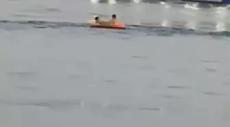 Sarıyer'de Şişme Botla Denize Açılan İki Çocuk Kurtarıldı
