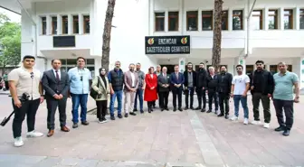 Vali Aydoğdu, Erzincan Gazeteciler Cemiyeti'ni Ziyaret Etti
