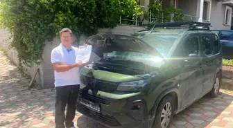Ankara'da Yeni Alınan Peugeot Araç Alev Aldı