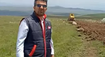 Akyaka'da Yayla Yolları Yeniden Yapılıyor
