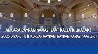 ANKARA BAYRAM NAMAZI SAATİ 2025 || Diyanet bayram namazı saat kaçta? Bayram namazı nasıl kılınır?