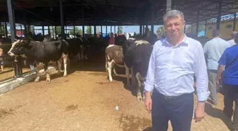 Aydın Esnaf ve Sanatkarlar Odaları Başkanı Künkcü, Kurban Bayramı Öncesi Hayvan Pazarını Ziyaret Etti