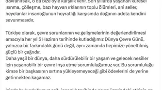 Cumhurbaşkanı Erdoğan'dan Dünya Çevre Günü mesajı: 'Daha yeşil bir dünya için sorumluluklarımız var'