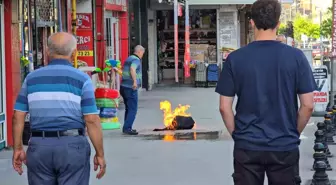 Karabük'te Piknik Tüpü Alev Aldı, Esnafın Soğukkanlı Müdahalesi Facianın Önüne Geçti