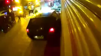 Kahramanmaraş'ta Freni Boşalan Otomobil İş Yerine Çarptı