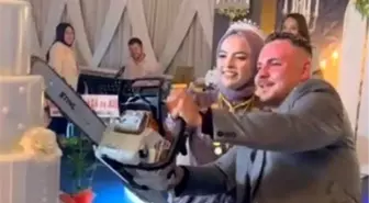 Tavşanlı'da Görkemli Düğün: Motorlu Testere ile Nostaljik Giriş