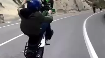 Nevşehir'de Tehlikeli Motosiklet Sürücüsüne 22 Bin Lira Ceza