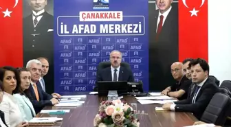 Ayvacık'taki Depremler Sonrası Çalışmalar Değerlendirildi