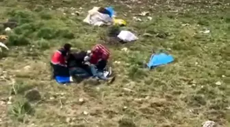 Bayılan Çobana Helikopter Ambulansla Müdahale