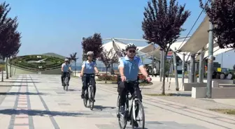 Yalova'da Bisikletli Polis Timleri Göreve Başladı