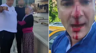 Baba-oğul, tartıştığı sürücüyü ailesinin gözü önünde darbetti