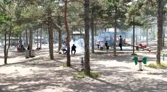 Ankaralılar Kurban Bayramı'nda Mavi Göl'de Eğlendi