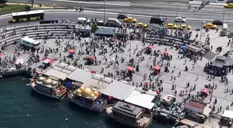 Eminönü'nde Kurban Bayramı Yoğunluğu