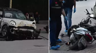 Motosikletli kurye korkunç kazada can verdi