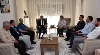 Salihli'de şehit aileleri Kurban Bayramı'nda unutulmadı