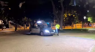 Bursa'da Alkollü Sürücü Kaldırıma Çıktı, Ceza Aldı
