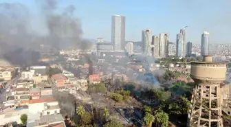 İzmir'de Boş Arazide Çıkan Yangın Kontrol Altına Alındı