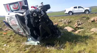 Kars'ta Ambulans Şarampole Uçtu: 4 Sağlık Çalışanı Yaralandı