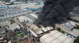 Kocaeli'de Boya ve Metal Kaplama Tesisinde Yangın