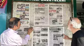 Tarsus'ta 48 Yıllık Duvar Gazetesi Geleneği Devam Ediyor