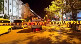 Ankara'nın Polatlı İlçesinde 5 Katlı Binada Yangın
