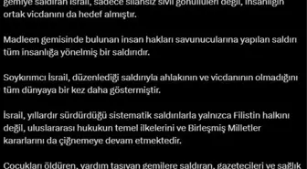 Adalet Bakanı Tunç: 'Katil İsrail, bir kez daha hukuk tanımazlığını gözler önüne sermiştir'
