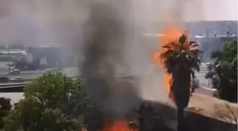 Avcılar'da Otluk Alanda Yangın Çıktı, İtfaiye Ekipleri Müdahale Etti