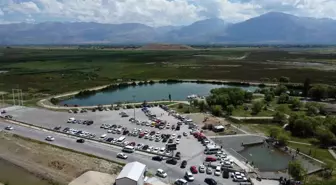 Erzincan'da Kurban Bayramı'nda Ekşisu Mesire Alanı Yoğun İlgi Gördü