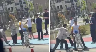 Kavga ettiği şahsa bacağından çıkardığı pala ile saldırdı