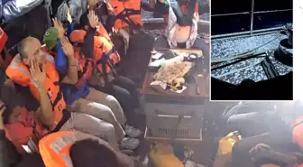 İsrail'in Madleen Gemisi'ne saldırdığı an! Kimyasal sıvı püskürttüler