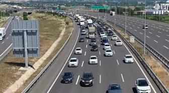 Kurban Bayramı Tatili Dönüşünde Kuzey Marmara Otoyolu'nda Yoğunluk
