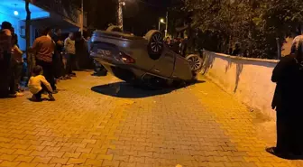 Tokat'ta Kontrolden Çıkan Otomobil Takla Attı: 2 Yaralı