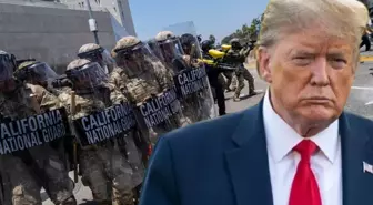 Trump'tan Los Angeles'taki protestoculara tehdit: Tükürürlerse vururuz