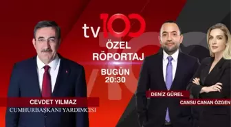 Cumhurbaşkanı Yardımcısı Cevdet Yılmaz, tv100'e konuk oluyor! tv100 Özel Röportajı saat 20:30'da