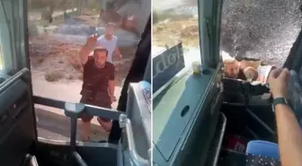 Didim'de tur otobüsüne saldırı: 4 gözaltı