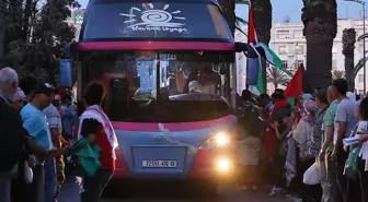 Dünyanın dört bir yanından binlerce aktivist, Gazze'ye yürüyor