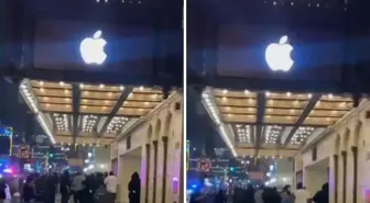 Los Angeles'ta Apple mağazası göstericiler tarafından yağmalandı