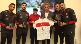 TFF Heyeti Prof. Dr. Aziz Sancar'ı Ziyaret Etti
