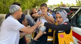 Okul Bahçesinde Korkuluk Demiriyle Yaralanan Çocuk Hastaneye Kaldırıldı