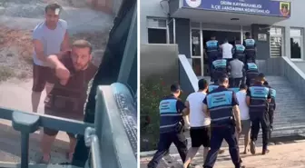 Didim'de tur otobüsüne saldıran 5 şüpheli tutuklandı