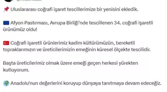 Afyon Pastırması, Avrupa Birliği'nden Coğrafi İşaret Tescili Aldı