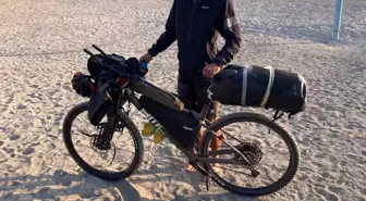 Alman Bisikletçi Tamino Rexhause, Konya'da Unutulmaz Anılar Biriktirdi