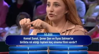 Kemal Sunal, Şener Şen ve İlyas Salman'ın birlikte rol aldığı toplam kaç sinema filmi vardır?