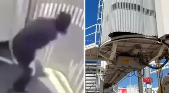 Körükten düşen kadın havalimanı çalışanı ağır yaralandı