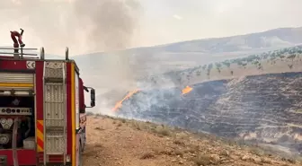 Şanlıurfa'da Orman Yangınına Havadan ve Karadan Müdahale Ediliyor
