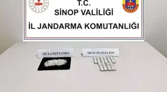 Sinop'ta Uyuşturucu Operasyonu: 15 Gram Metamfetamin ve 50 Hap Ele Geçirildi