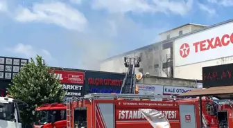 Ümraniye'de Oto Sanayi Sitesi'nde Yangın