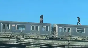 Akıllara durgunluk veren olay! Hareket halindeki trenin üstünde ilişkiye girdiler